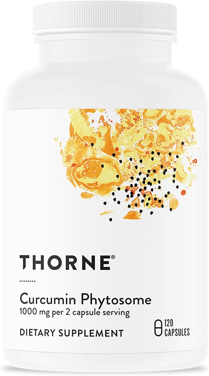 Thorne Curcumin Phytosome 1,000 mg – Curcumin Supplement, 120 Capsules