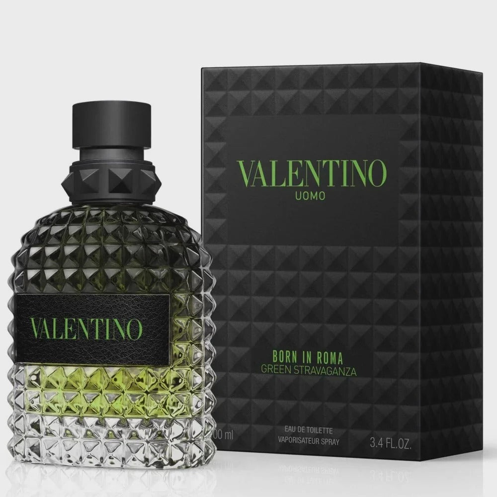 Valentino Uomo Born In Roma Green Stravaganza EDT for Men 100ml | Luxury Perfume