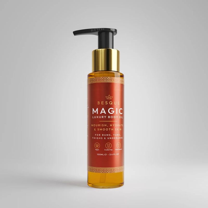 Besque Magic 3.4 OZ Luxury Body Oil – Hydrating & Skin Firming Care